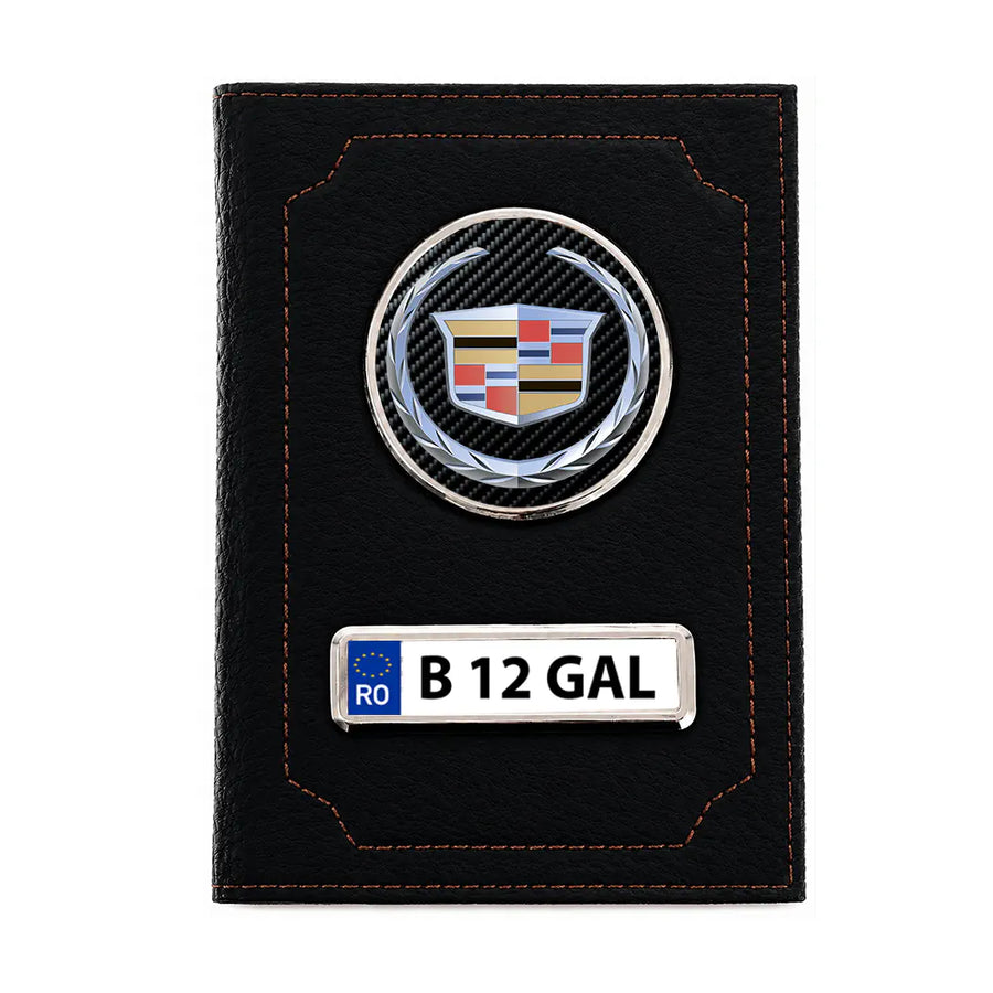 Portofel personalizat pentru acte auto – Cadillac