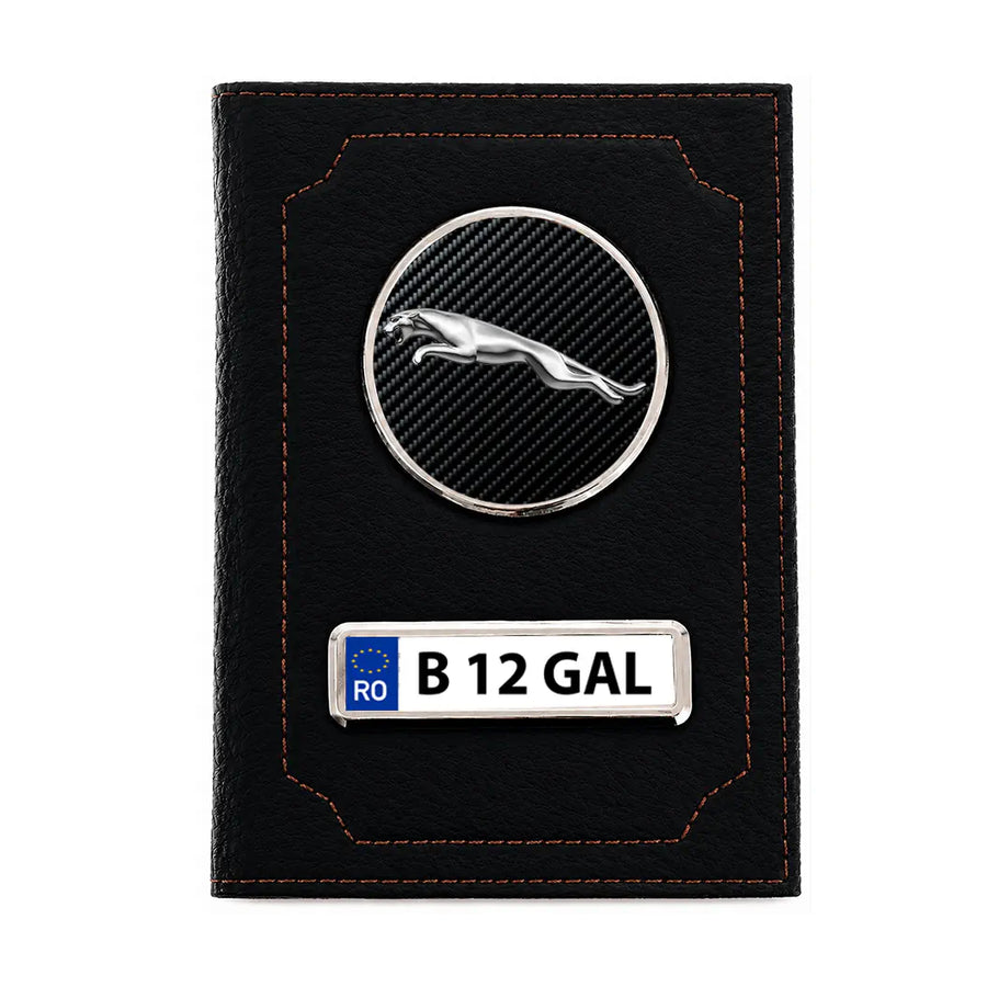 Portofel personalizat pentru acte auto – Jaguar