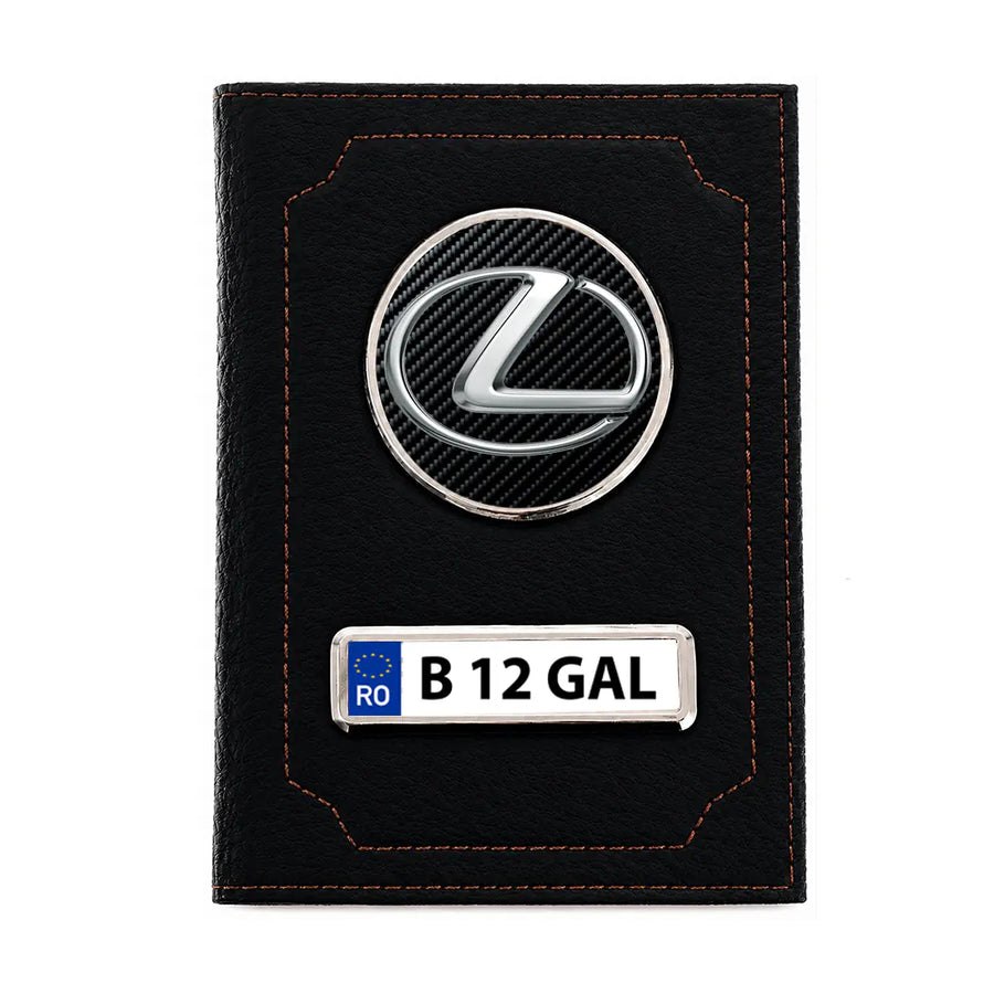 Portofel personalizat pentru acte auto – Lexus
