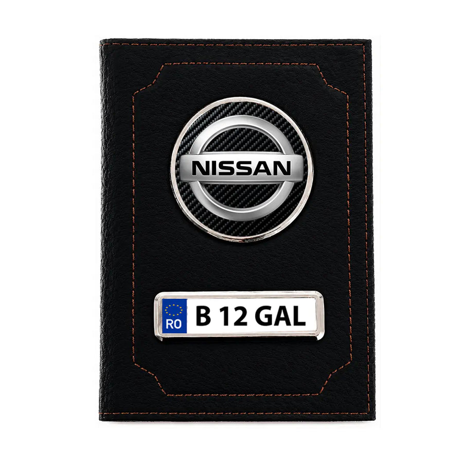 Portofel personalizat pentru acte auto – Nissan