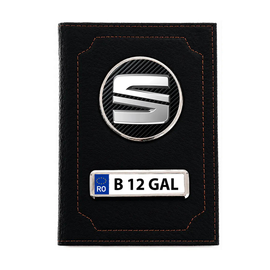 Portofel personalizat pentru acte auto – Seat