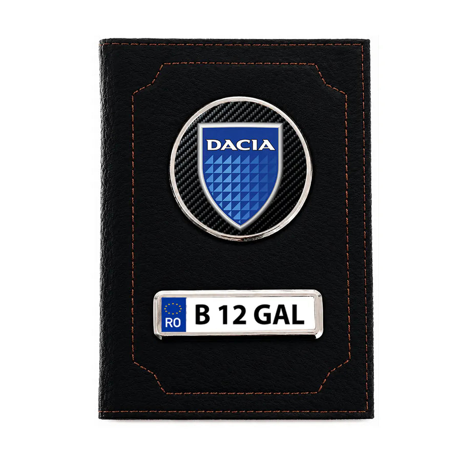Portofel personalizat pentru acte auto – Dacia