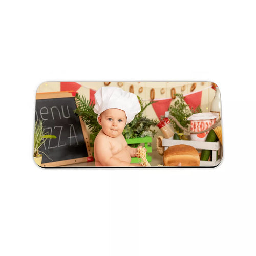Magnet MDF personalizat cu poza sau text - 10x5 cm