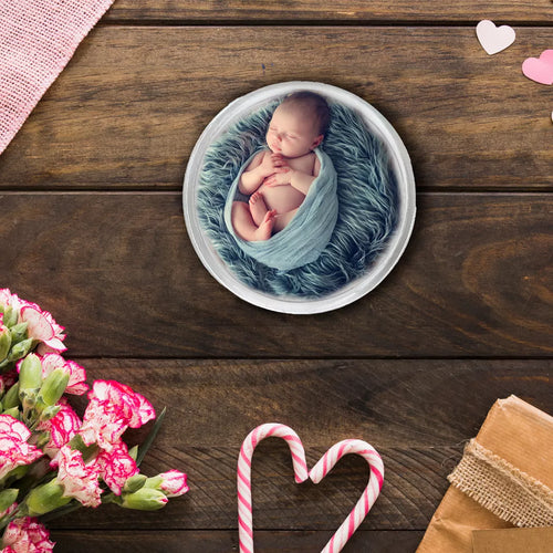 Magnet personalizat cu poza - Rotund