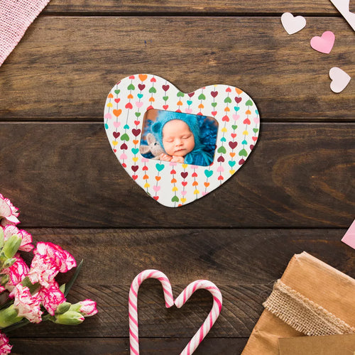 Magnet personalizat cu poza - Inimi