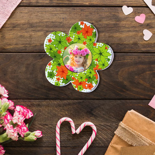 Magnet personalizat cu poza - Floare Toamna