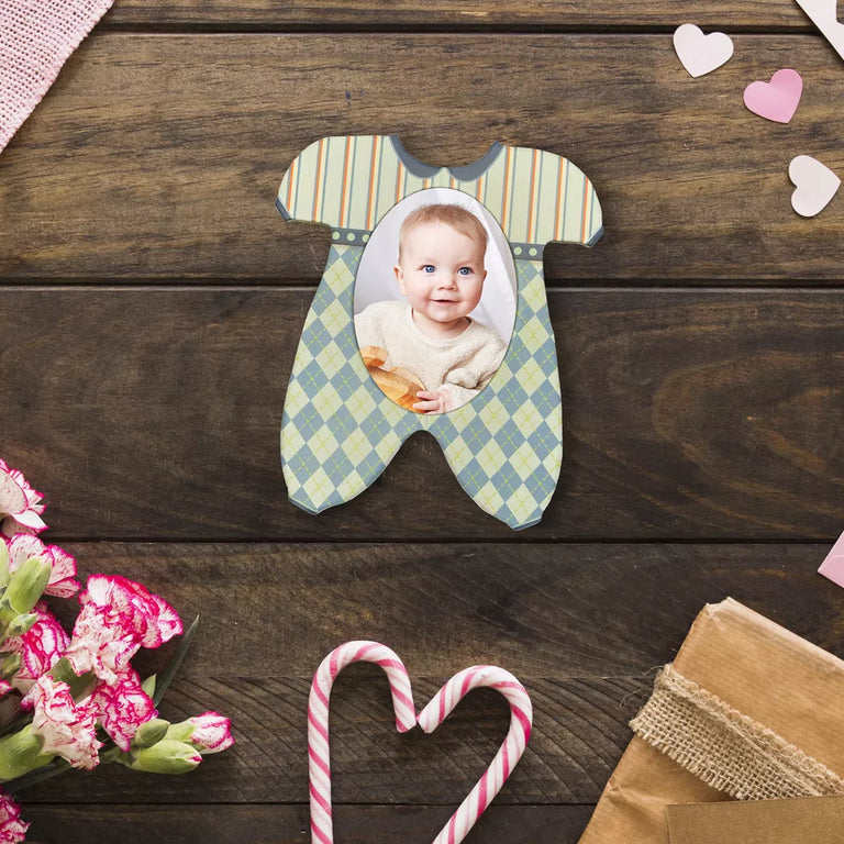 Magnet personalizat cu poza - Body albastru