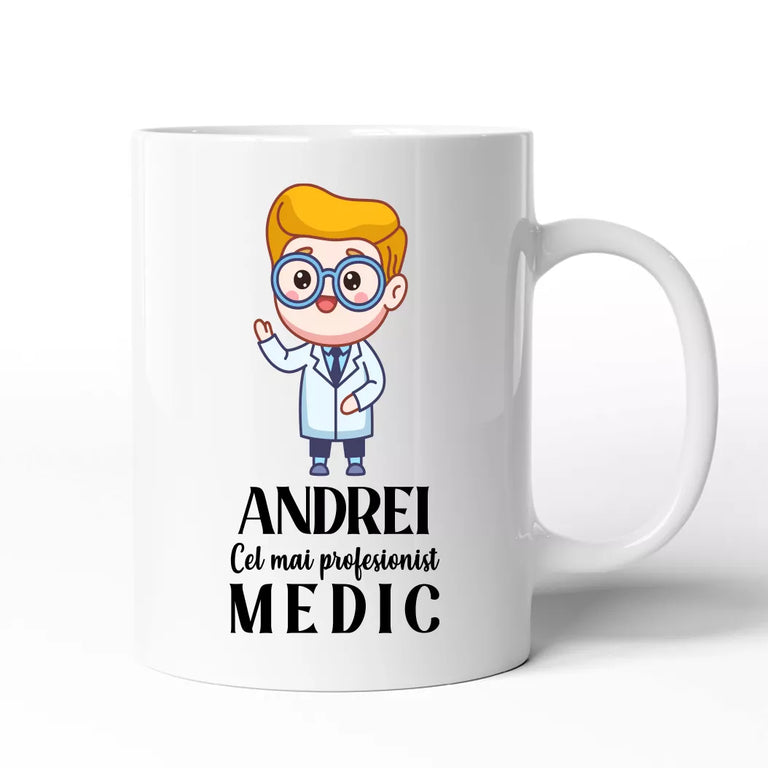 Cana personalizata cu nume - Cel mai profesionist medic