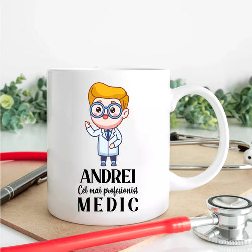 Cana personalizata cu nume - Cel mai profesionist medic