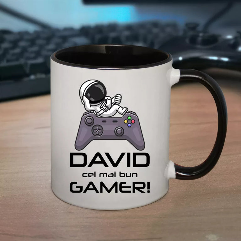 Cana personalizata cu nume - Cel mai bun gamer