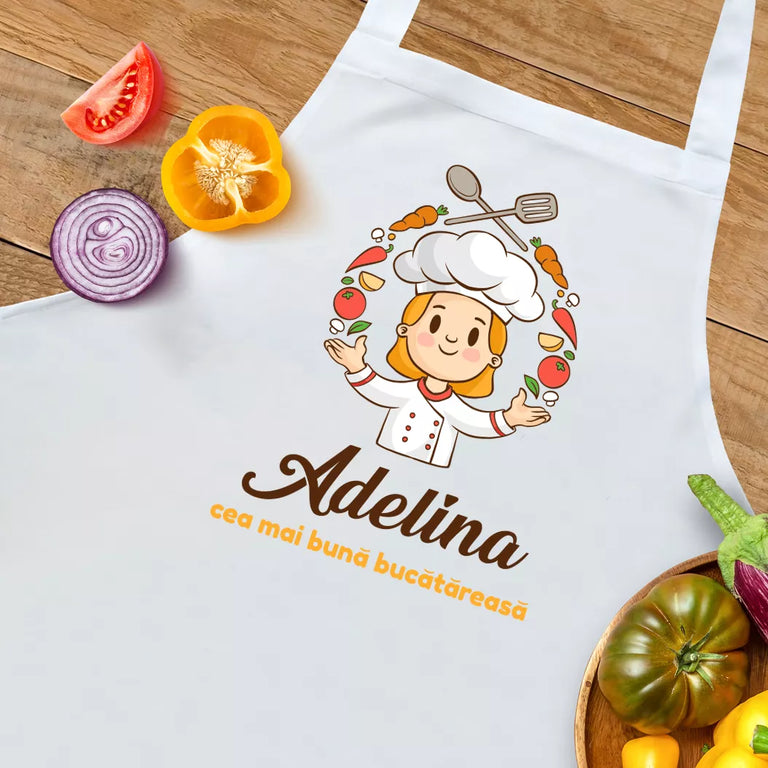Sort personalizat cu nume - Cea mai buna bucatareasa