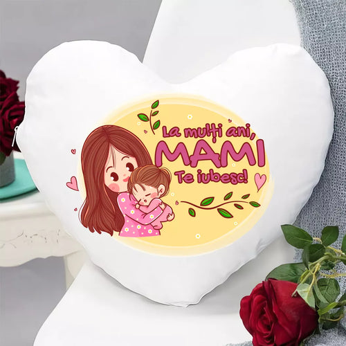 Perna in forma de inima personalizata - La multi ani mami