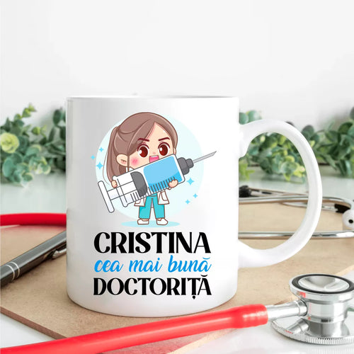 Cana personalizata cu nume - Cea mai buna doctorita