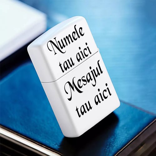 Bricheta personalizata cu nume si mesaj
