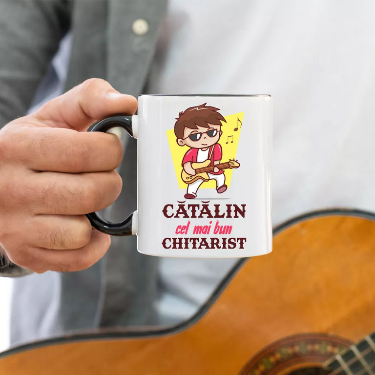 Cana personalizata cu nume - Cel mai bun chitarist