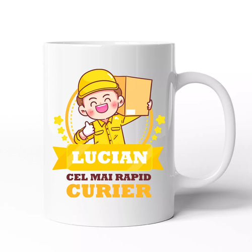 Cana personalizata cu nume - Cel mai rapid curier