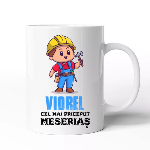 Cana personalizata cu nume - Cel mai priceput meserias