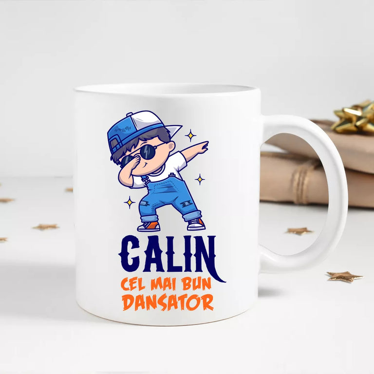 Cana personalizata cu nume - Cel mai bun dansator