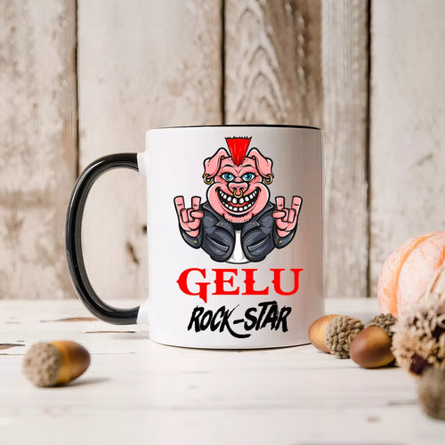 Cana personalizata cu nume - Rock Star