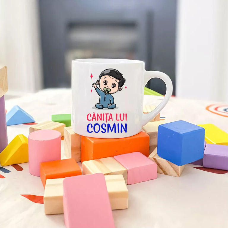 Cana pentru copii personalizata cu nume - Canita lui