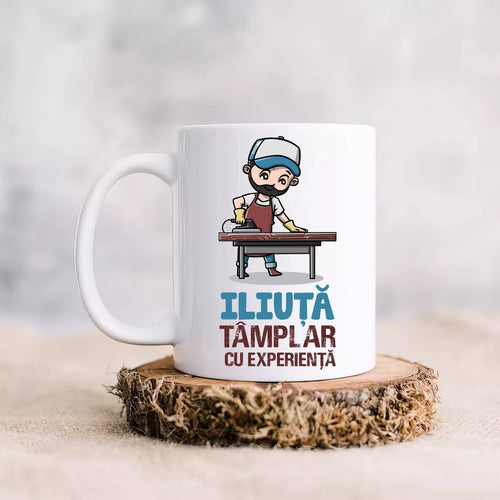 Cana personalizata cu nume - Tamplar cu experienta