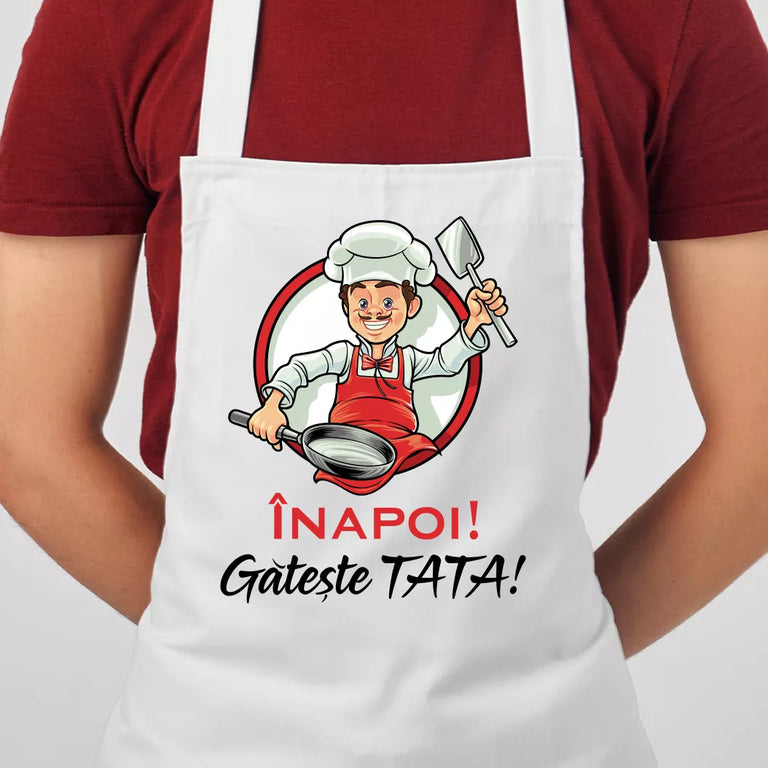 Sort personalizat cu nume - Inapoi gateste tata