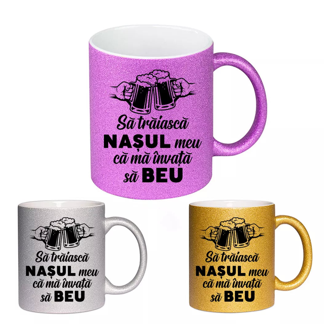 Sa traiasca nasul, cumnatul meu ca ma invata sa beu