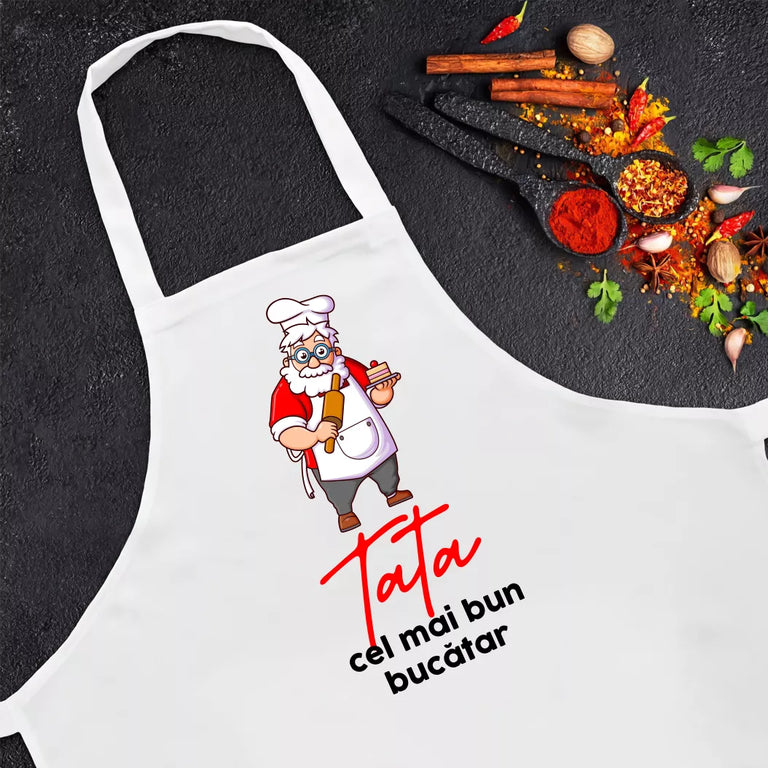Sort personalizat cu nume - Tata cel mai bun bucatar