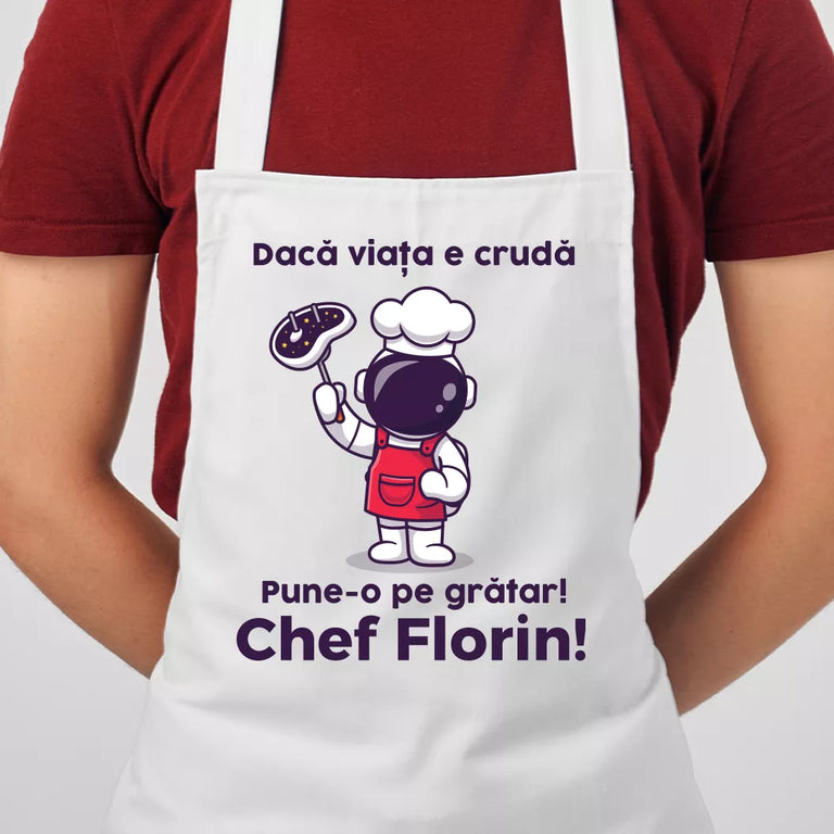Sort personalizat cu nume - Daca viata e cruda pune-o pe gratar