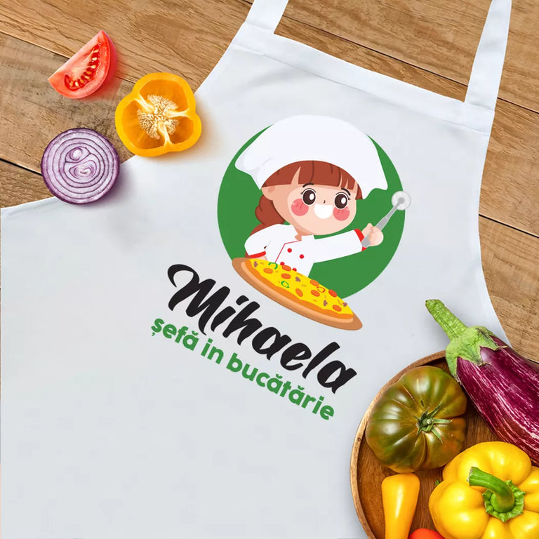 Sort personalizat cu nume - Sefa in bucatarie