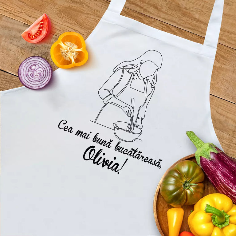 Sort personalizat cu nume - Cea mai buna bucatareasa