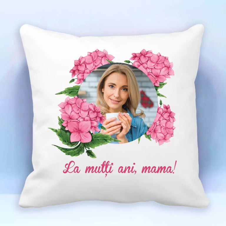 Perna personalizata cu poza - La multi ani mama