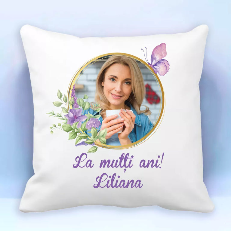 Perna personalizata cu nume - La multi ani