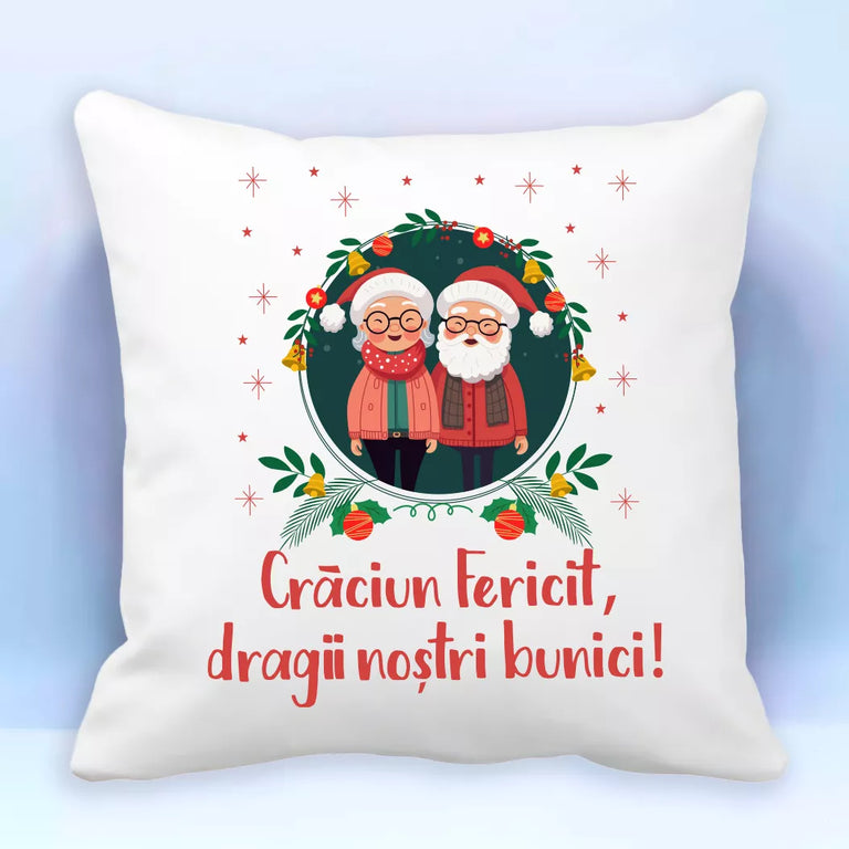 Perna personalizata - Craciun Fericit dragi nostri bunici