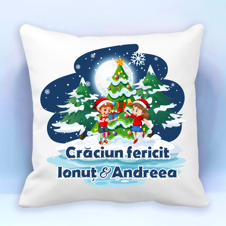 Perna personalizata cu nume - Craciun Fericit