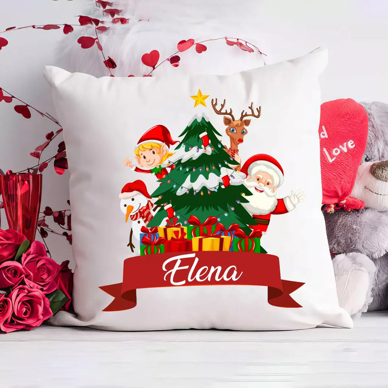 Perna personalizata cu nume - Model de Craciun