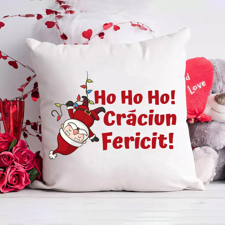 Perna personalizata - Ho Ho Ho Craciun Fericit