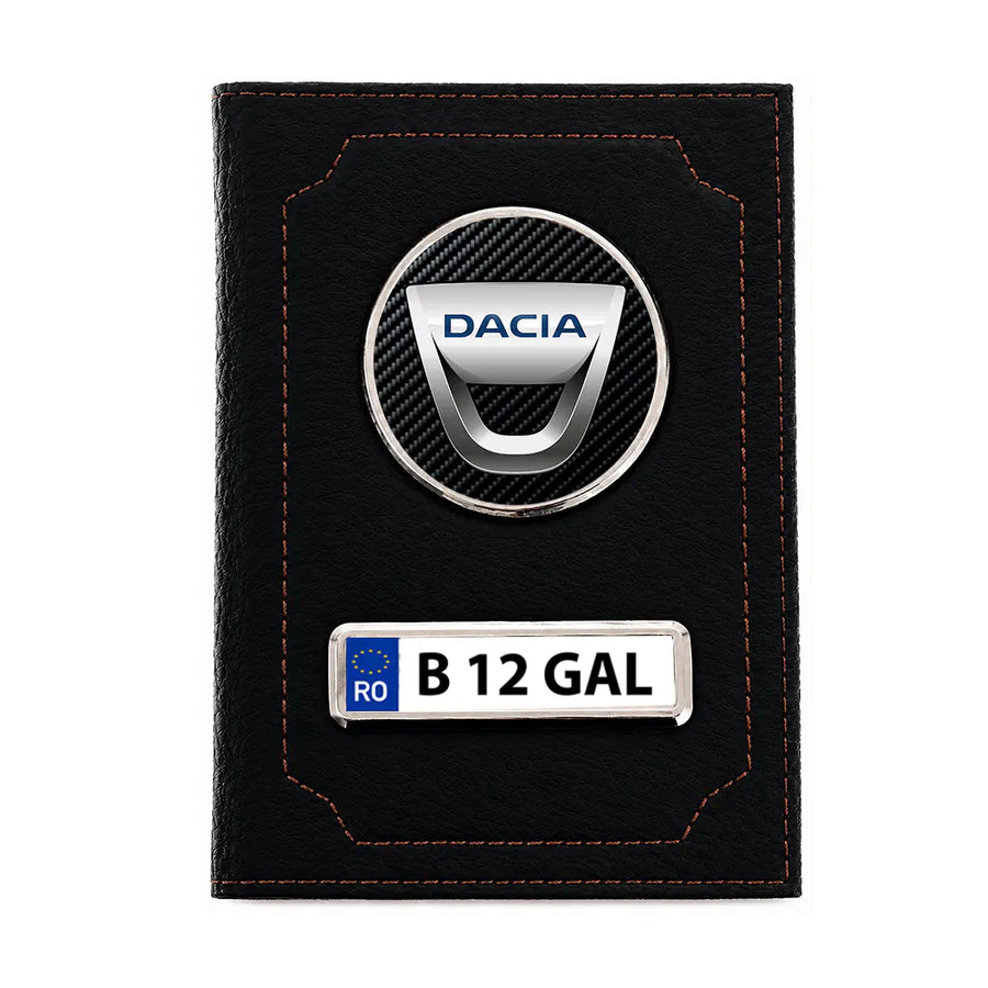 Portofel personalizat pentru acte auto – Dacia