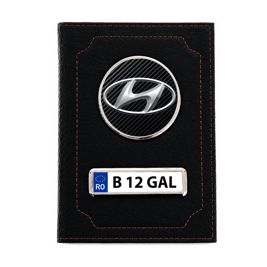 Portofel personalizat pentru acte auto – Hyundai