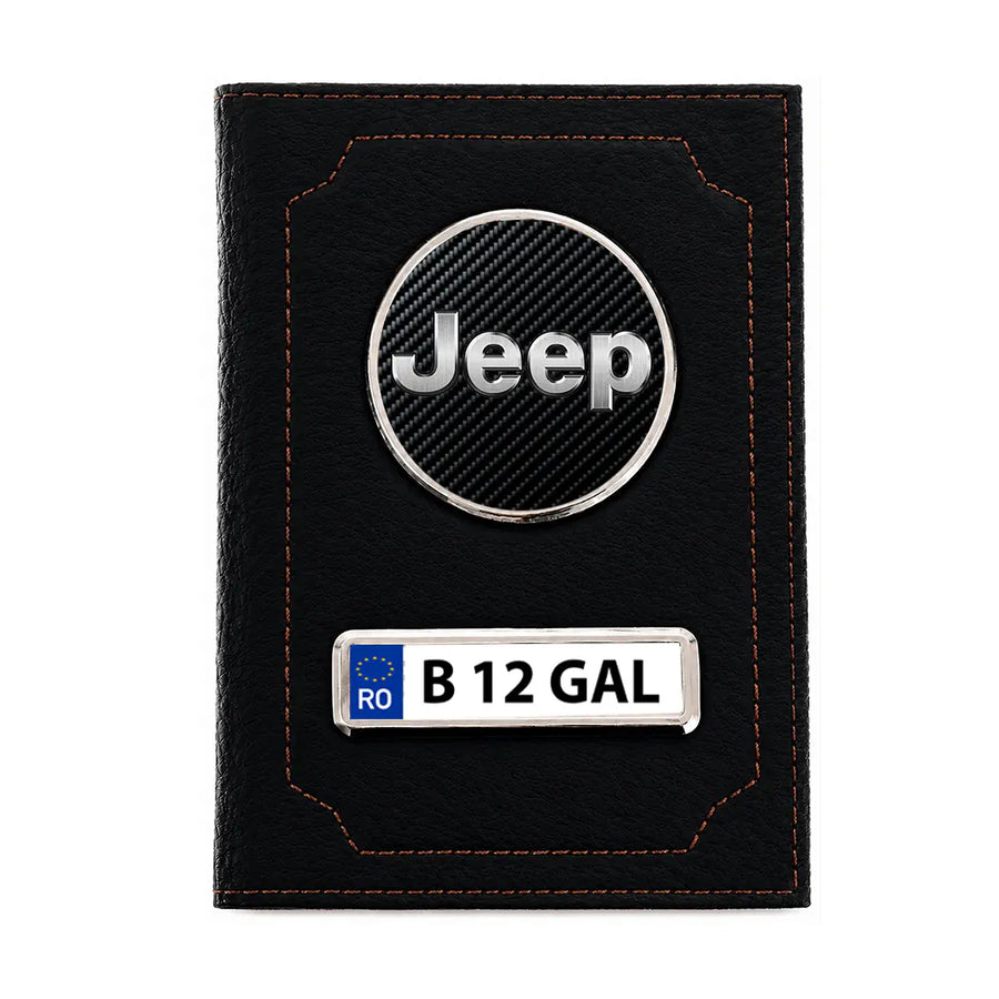 Portofel personalizat pentru acte auto – Jeep