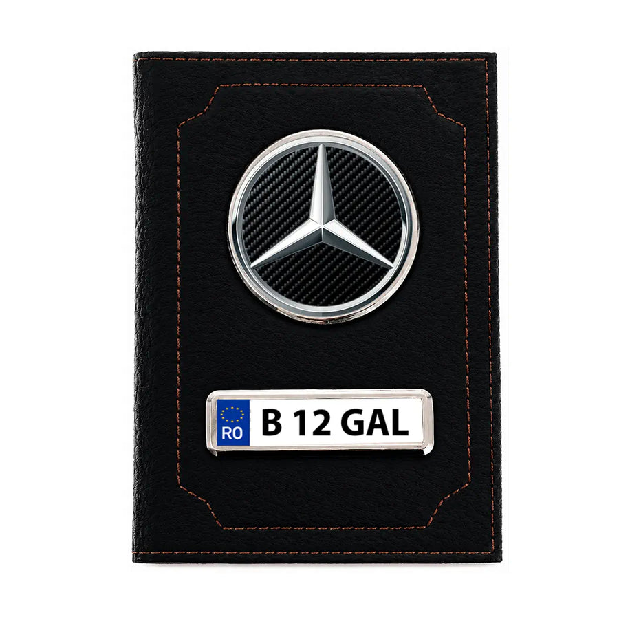 Portofel personalizat pentru acte auto – Mercedes