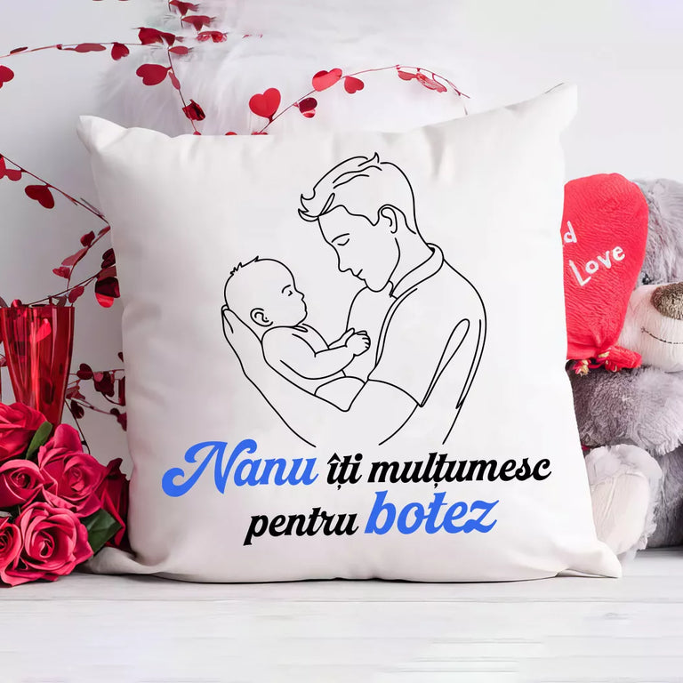 Perna personalizata - Nanu iti multumesc pentru botez