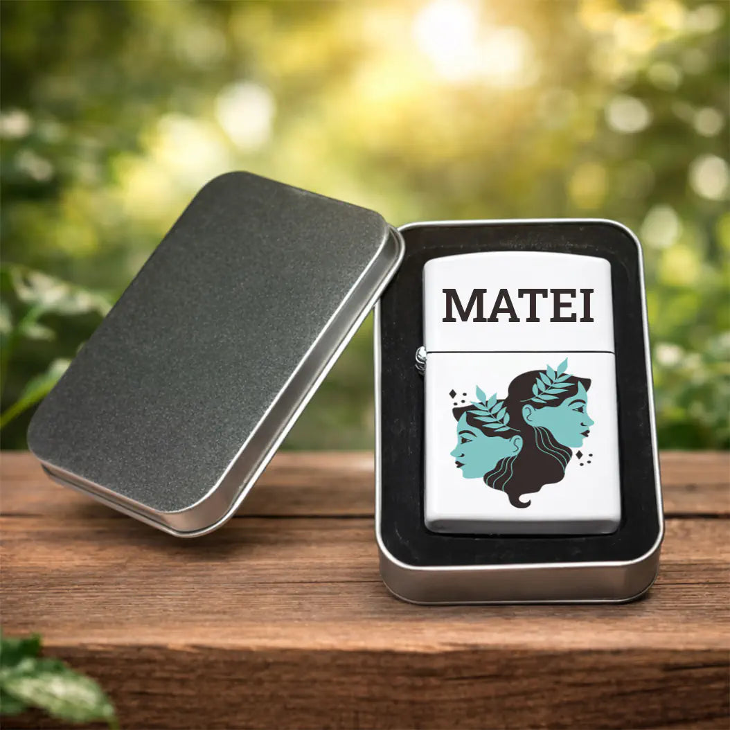 Bricheta personalizata cu nume - Zodia Gemeni, poza 3 din 4