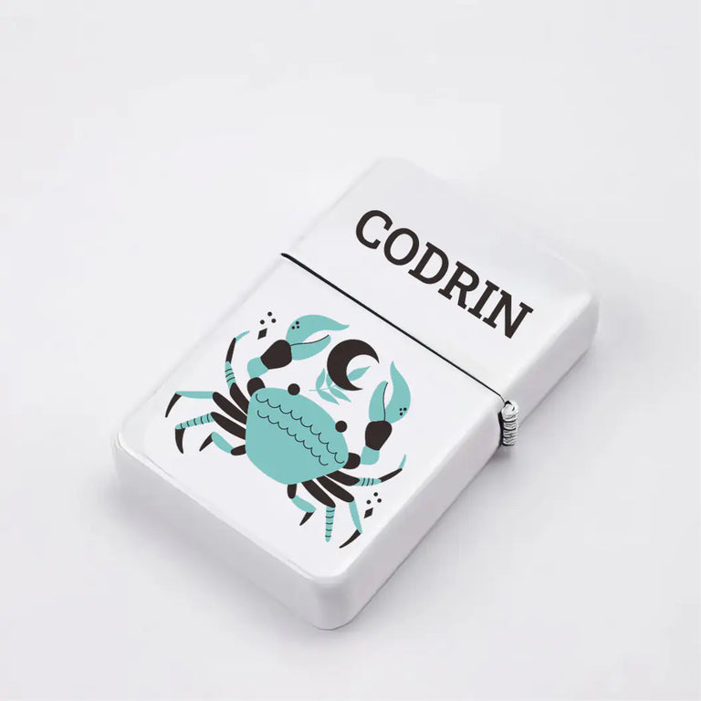 Bricheta personalizata cu nume - Zodia Rac