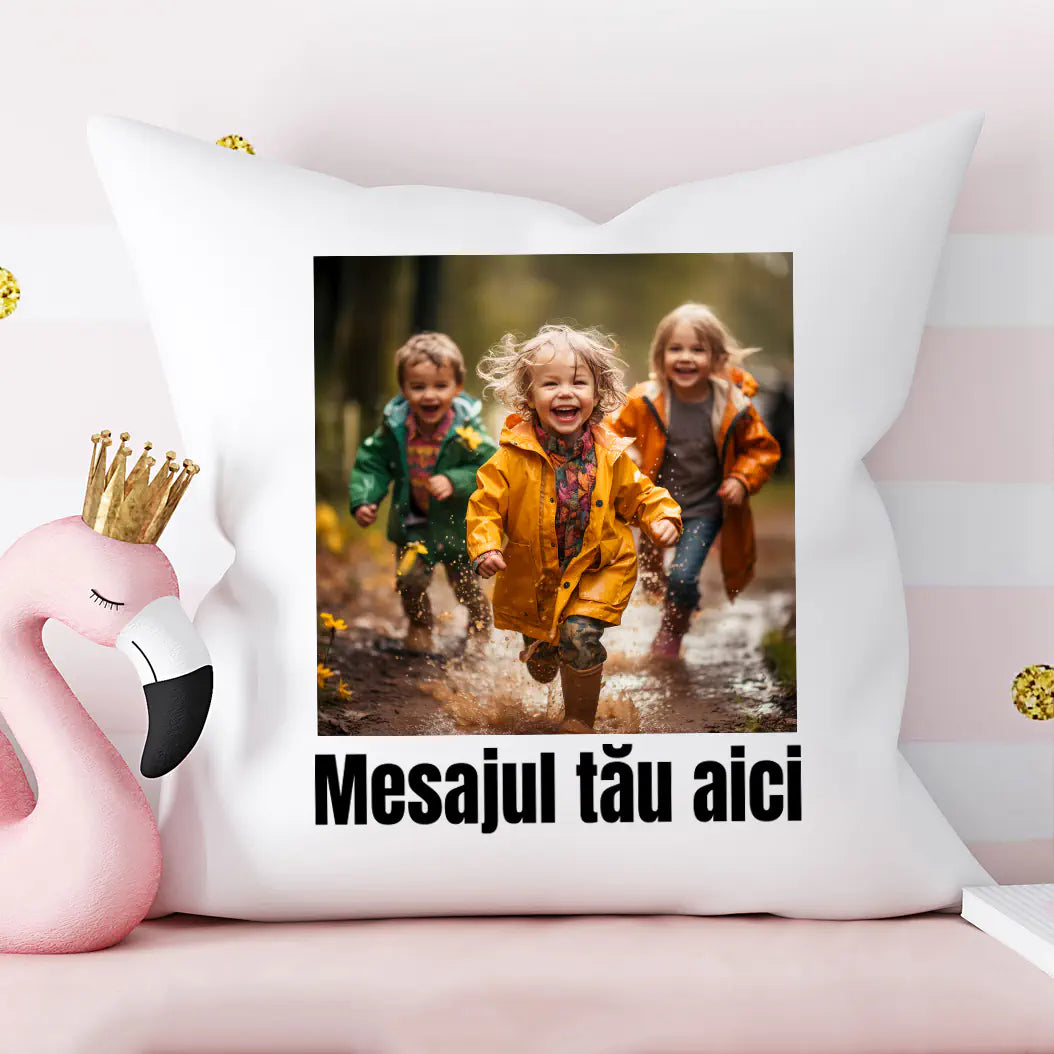 Perna personalizata cu poza si mesaj copii 1
