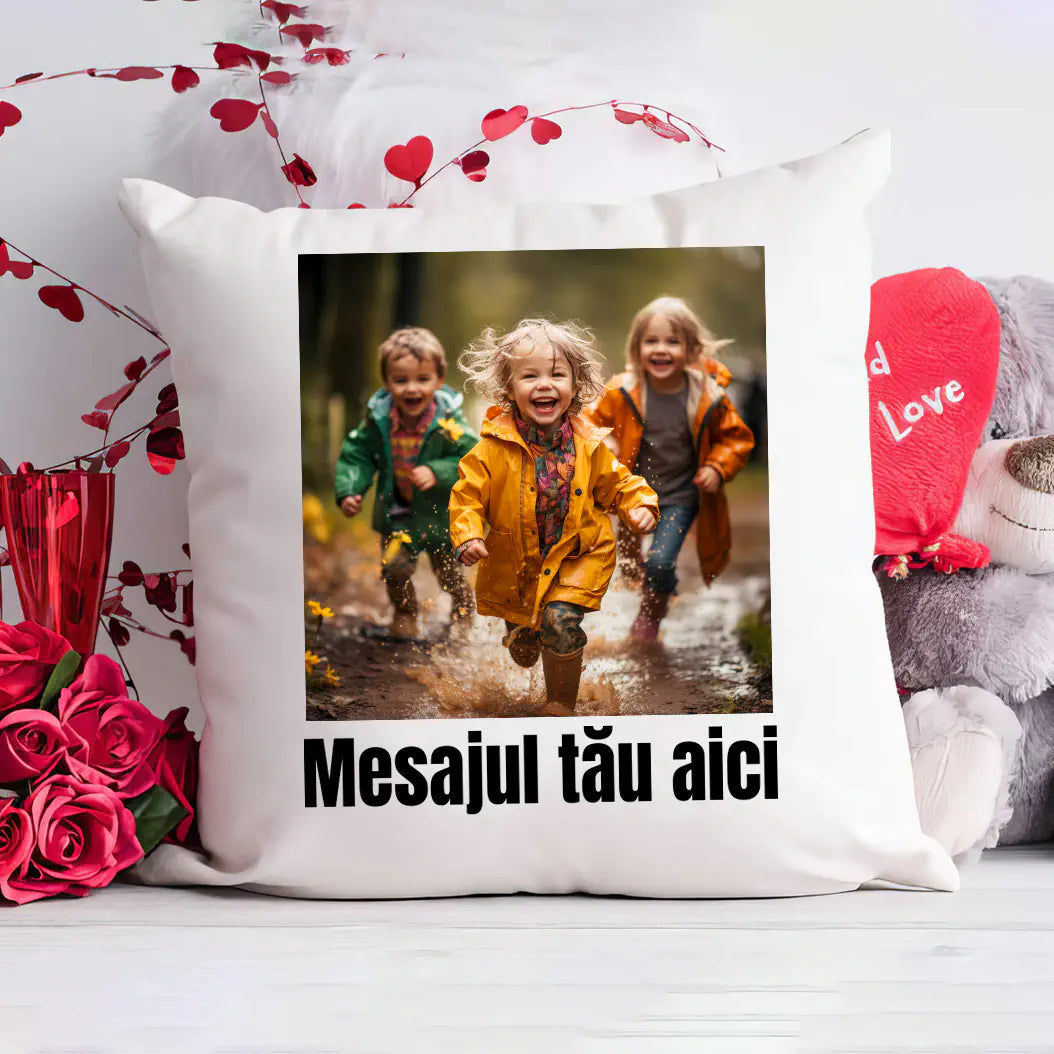 Perna personalizata cu poza si mesaj copii 2