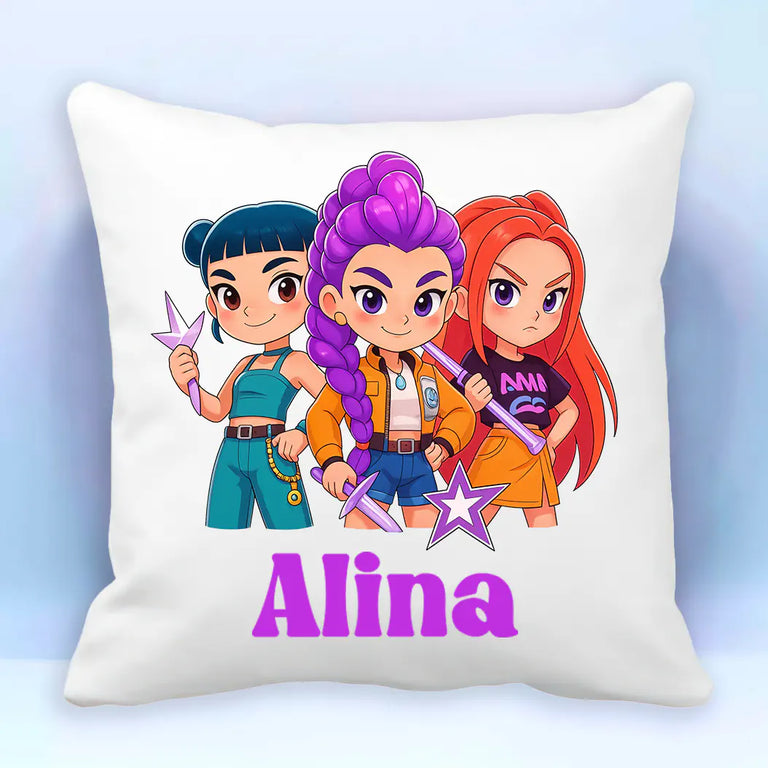 Perna personalizata cu nume - K-Pop Demon Hunters