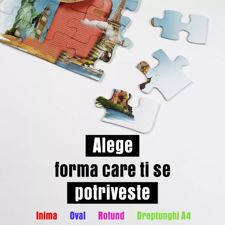Puzzle personalizat cu poza