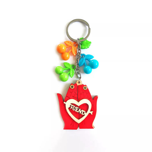 Breloc friend din lemn personalizat cu poza