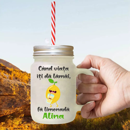 Cana pentru limonada personalizata cu nume - Fa limonada